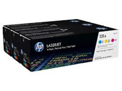 HP 131A Mavi/Kırmızı/Sarı 3lü Takım Toner U0SL1AM CF211A/CF212A/CF213A resmi