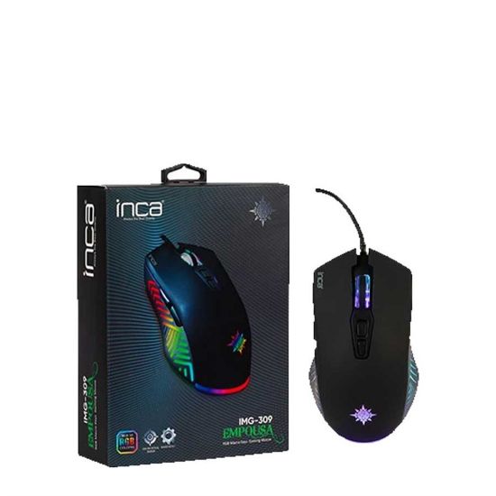 INCA IMG-309 Empousa RGB Macro Keys Professional Gaming Mouse resmi