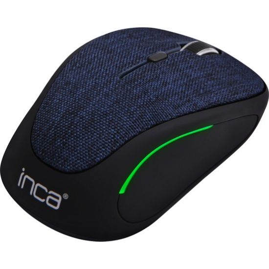 Inca IVM-300RL Kumaş Yüzey 7 Led Wireless Mouse resmi