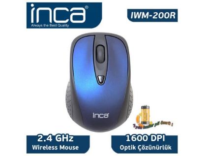 Inca IWM-200R- 2.4 GHZ Lacivert Wireless Nano Mouse resmi