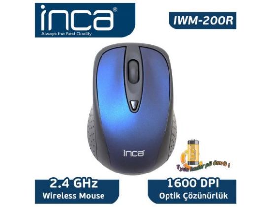 Inca IWM-200RL- 2.4 GHZ Lacivert Wireless Nano Mouse resmi