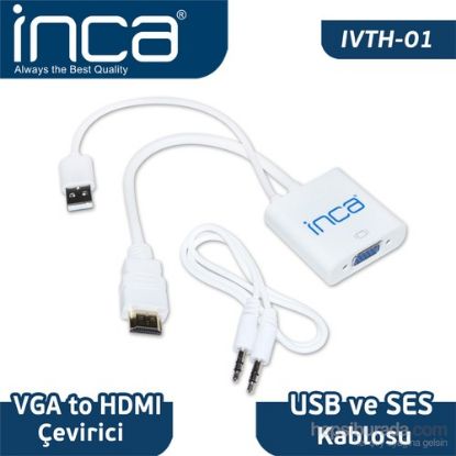 Inca IVTH-01 Vga To Hdmı Çevirici resmi