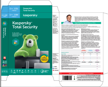 Kaspersky Total Security 1 Kullanıcı 1 Yıl resmi
