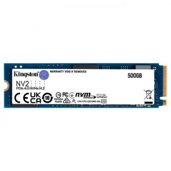 Kingston 500GB NV2 SNV2S/500G 3500/2100MB/s PCIe NVMe M.2 SSD Disk resmi