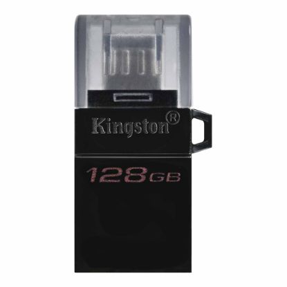 Kingston DTDUO3G2/128GB DT MicroDuo 3 Gen2 + microUSB (Android/OTG) Çift Taraflı Flash Bellek resmi