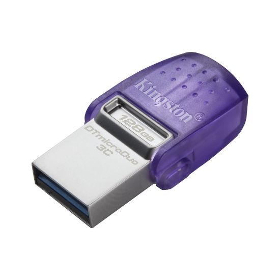 Kingston DTDUO3CG3/128GB DataTraveler microDuo 3C 200MB/s dual USB-A + USB-C Flash Bellek resmi