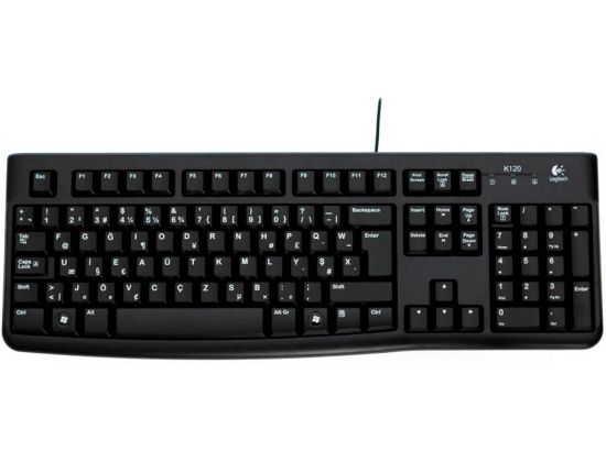 Logitech 920-004163 K120 F Usb Siyah Kablolu Klavye resmi