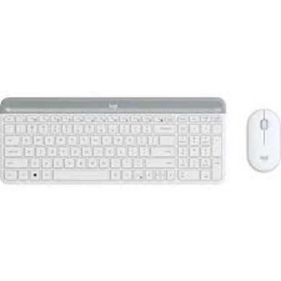 Logitech 920-009436 MK470 Beyaz Kablosuz Klavye Mouse Seti resmi