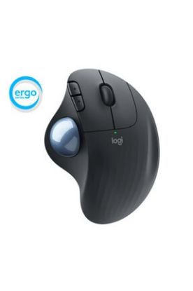 Logitech 910-005872 M575 Ergo Wireless-Bluetooth Tracball Kablosuz Mouse resmi