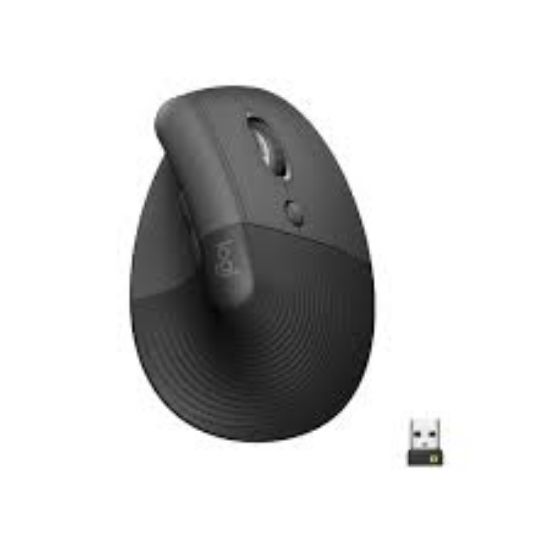 Logitech 910-006473 Lift Kablosuz Ergonomik Dikey Siyah Mouse  resmi