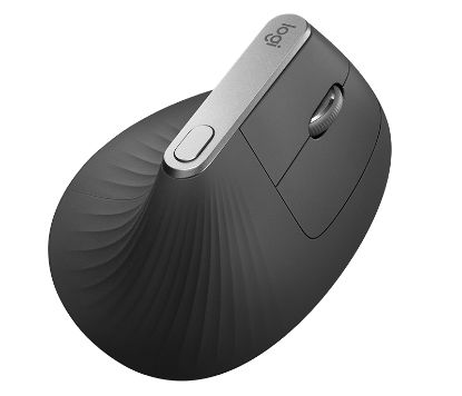 Logitech 910-005448 MX Vertical Advanced Ergonomik Kablosuz Mouse resmi