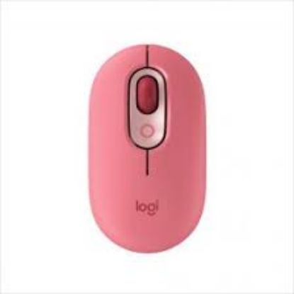 Logitech 910-006548 POP Emoji Pembe Optik Kablosuz Mouse resmi