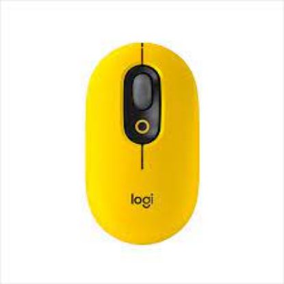 Logitech 910-006546 POP Emoji Sarı Optik Kablosuz Mouse resmi