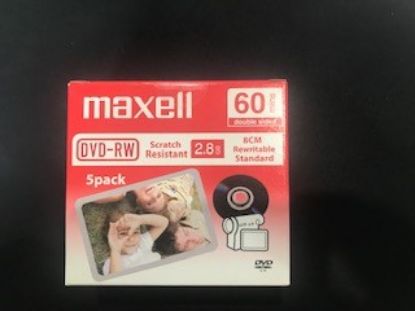 Maxell Dvd-rw 2.8gb 8cm Rewritable Standar Kamera Dvd resmi