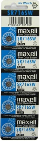 Maxell Sr-716Sw/315 10lu Paket Pil resmi