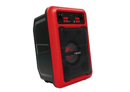 Mikado MD-V9BT 9W 1200mAh Kırmızı BT+USB+AUX+TF+TWS+EQ+ECHO Taşınabilir Speaker resmi