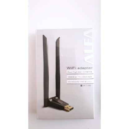 Alfanet W136 300 Mbps Kablosuz Usb 802.11n Wifi Adaptör Çift Antenli resmi