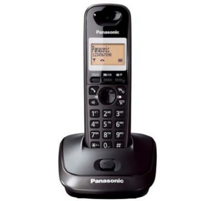 Panasonic KX-TG2511 Siyah Telsiz Dect Telefon 50 Rehber Handsfree  resmi