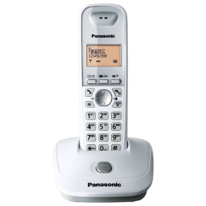 Panasonic KX-TG2511 Beyaz Telsiz Dect Telefon Handsfree 50 Rehber resmi