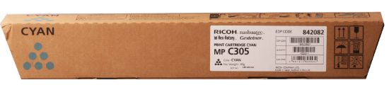 Ricoh MP C305 Cyan Mavi Orjinal Fotokopi Toneri MP C305SP/305SPF 4.000 Sayfa resmi