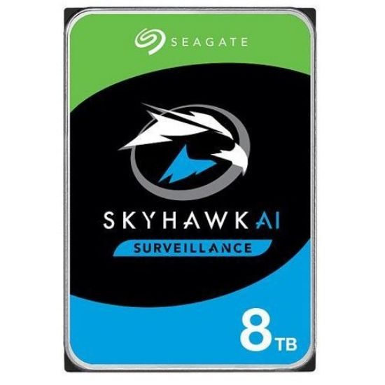 Seagate ST8000VE001 8TB Skyhawk  256MB 3.5” SATA 3 7200Rpm 7/24 Güvenlik (Resmi Distiribitör Ürünü) resmi