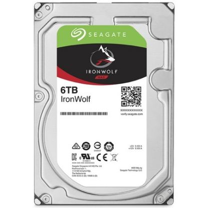 Seagate 6TB Ironwolf 256MB 5400rpm 3.5" SATA 3.0 NAS ST6000VN001 Harddisk resmi