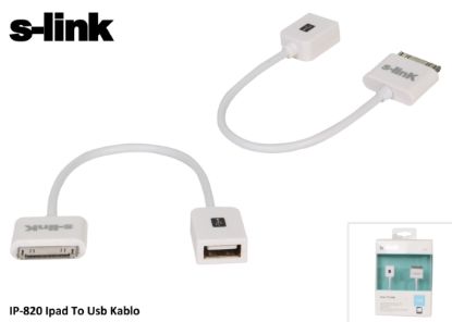 S-link IP-820 Ipad To Usb Dişi Kablo resmi