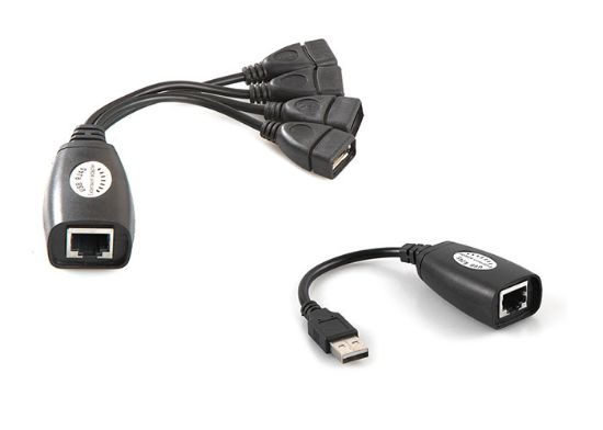 S-link SL-U57 4 Port Usb Extender rj45 50m Uzatıcı resmi
