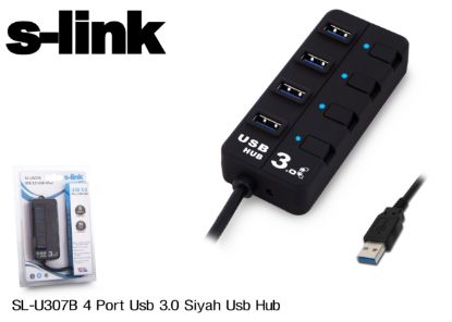 S-link SL-U308 4 Port Usb 3.0 Usb Hub resmi