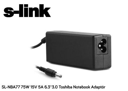 S-link SL-NBA77 75w 15v 5a 6.3-3.0 Notebook Adaptörü resmi