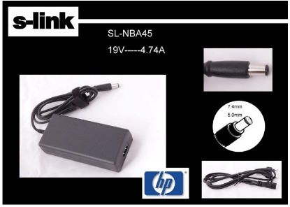 S-link SL-NBA45 19v 4.74a 7.4-5.0 Notebook Adaptörü resmi
