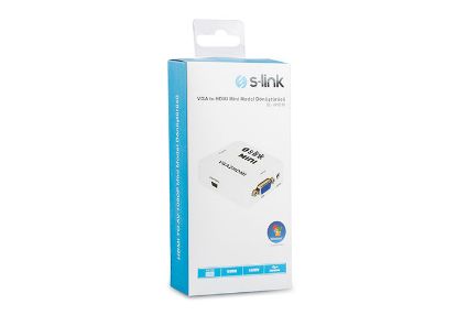 S-Link SL-VHC10 VGA To HDMI Mini Model Dönüştürücü resmi