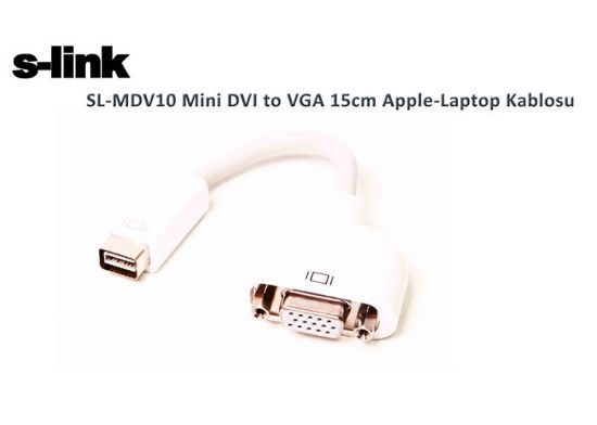 S-link SL-MDV10 Mini Dvı Dişi To Vga Dişi Dönüştürücü resmi