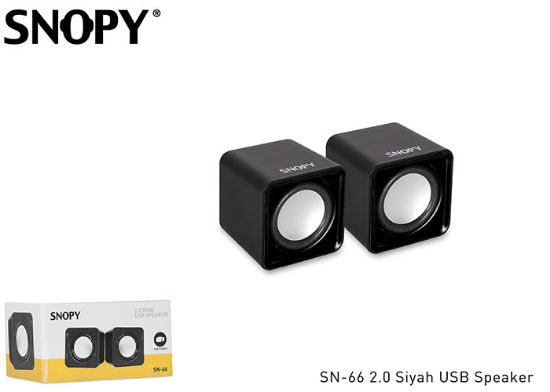 Snopy SN-66 2.0 Beyaz USB Speaker resmi