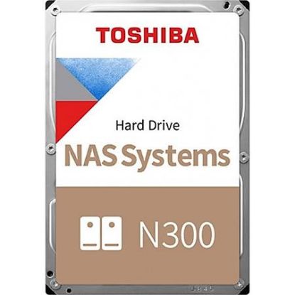 Toshiba 8TB N300 3.5 7200RPM 256MB Sata 3 HDWG480UZSVA Harddisk resmi