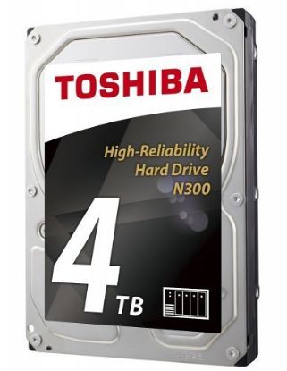 Toshiba 4TB N300 HDWG440UZSVA 7200RPM 128MB SATA3 Nas Diski resmi