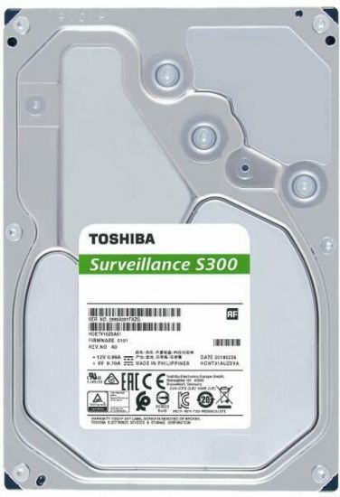 Toshiba 6TB  HDWT860UZSVA 3.5 S300 5400RPM 256MB SATA3 Güvenlik 7/24 Harddisk resmi