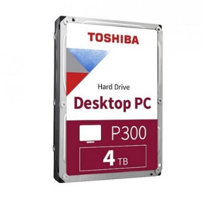 Toshiba 4TB P300 HDWD240UZSVA 3.5" 5400RPM 128Mb PC Harddisk resmi