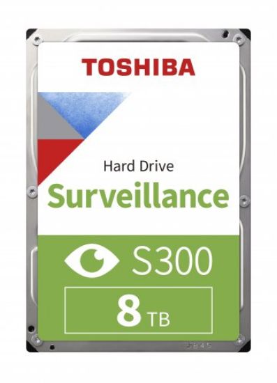 Toshiba 8TB HDWT380UZSVA S300  3.5" 7200RPM 7/24 Güvenlik Diski resmi