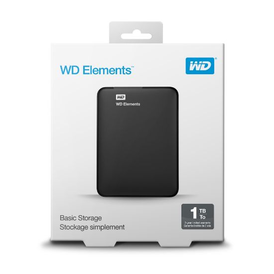 Wd 1TB 2.5 Usb3.0 Wdbuzg0010Bbk Elements Siyah Harici Harddisk resmi