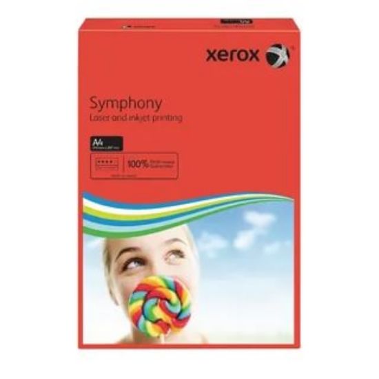 Xerox 3R93954 A4 Symphony Kırmızı 80gr resmi