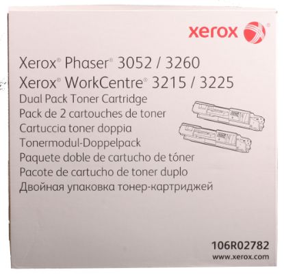 Xerox 106R02782 Phaser 3052/3260/ WC 3215/3225 Dual Pack 6.000 Sayfa resmi