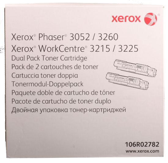 Xerox 106R02782 Phaser 3052/3260/ WC 3215/3225 Dual Pack 6.000 Sayfa resmi