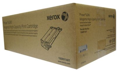 Xerox 106R01401 Phaser 6280 Yüksek Kapasite Magenta Kırmızı Toner 5.900 Sayfa  resmi
