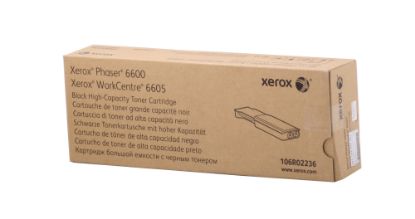 Xerox 106R02236 Phaser 6600/6605 Yüksek Kapasite Black Siyah Toner resmi