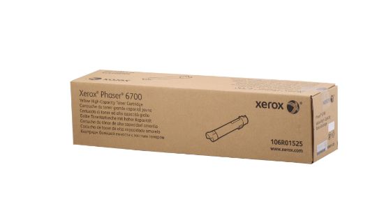 Xerox 106R01525 Phaser 6700 Yüksek Kapasite Yellow Sarı Toner 12.000 Sayfa resmi