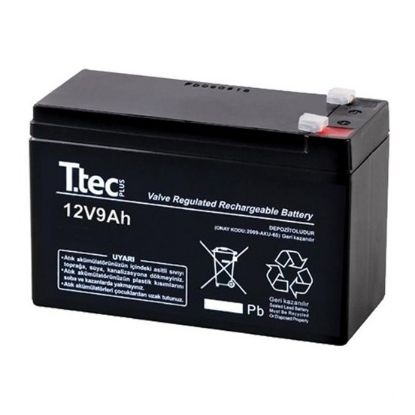 Ttec 12V 9AH Bakımsız Kuru Akü resmi