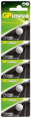 Gp CR1220-C5 3V Lityum Düğme Pil 5'li Paket resmi