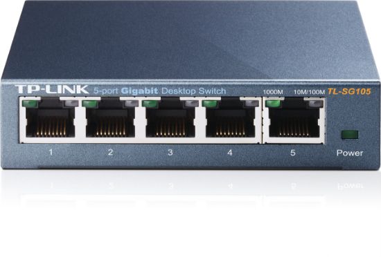 Tp-Link TL-SG105 5 Port 10/100/1000 Mbps Switch Çelik Kasa resmi