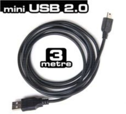 Dark DK-CB-USB2MINIL300 Mini USB 2.0 3m Şarj ve Data Kablosu  resmi